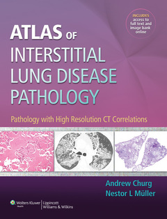 Couverture de l’ouvrage Atlas of Interstitial Lung Disease Pathology