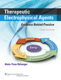 Couverture de l’ouvrage Therapeutic Electrophysical Agents: Evidence Behind Practice