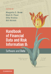 Cover of the book Handbook of Financial Data and Risk Information II: Volume 2