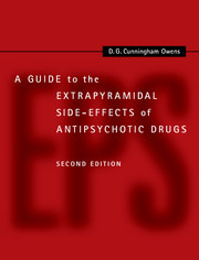 Couverture de l’ouvrage A Guide to the Extrapyramidal Side-Effects of Antipsychotic Drugs