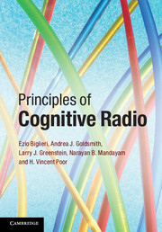 Couverture de l’ouvrage Principles of Cognitive Radio
