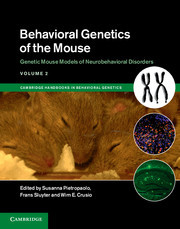 Couverture de l’ouvrage Behavioral Genetics of the Mouse: Volume 2, Genetic Mouse Models of Neurobehavioral Disorders