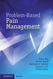 Couverture de l’ouvrage Problem-Based Pain Management