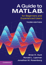 Cover of the book A Guide to MATLAB®