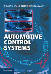 Couverture de l’ouvrage Automotive Control Systems