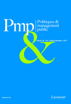Cover of the book Politiques & management public