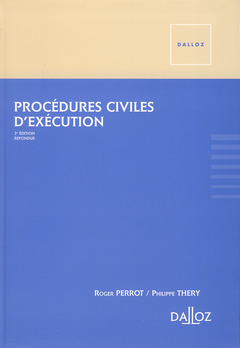 Cover of the book Procédures civiles d'exécution. 3e éd.