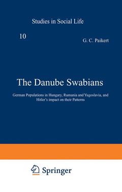 Couverture de l’ouvrage The Danube Swabians