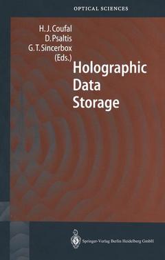Couverture de l’ouvrage Holographic Data Storage