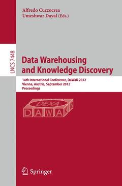 Couverture de l’ouvrage Data Warehousing and Knowledge Discovery