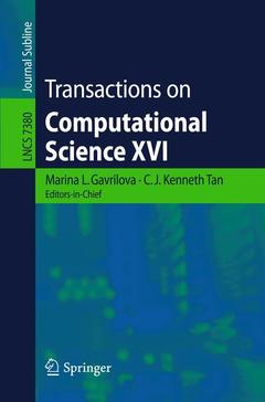 Couverture de l’ouvrage Transactions on Computational Science XVI