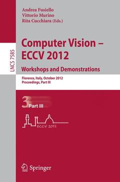 Cover of the book Computer Vision -- ECCV 2012. Workshops and Demonstrations