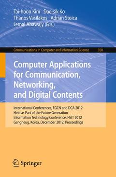 Couverture de l’ouvrage Computer Applications for Communication, Networking, and Digital Contents