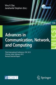 Couverture de l’ouvrage Advances in Communication, Network, and Computing