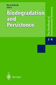 Cover of the book Biodegradation and Persistence