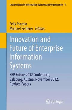 Cover of the book Innovation and Future of Enterprise Information Systems