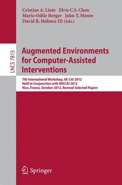 Couverture de l’ouvrage Augmented Environments for Computer-Assisted Interventions
