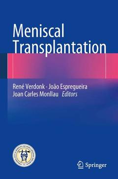 Couverture de l’ouvrage Meniscal Transplantation