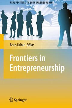 Couverture de l’ouvrage Frontiers in Entrepreneurship