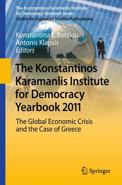 Couverture de l’ouvrage The Konstantinos Karamanlis Institute for Democracy Yearbook 2011