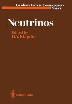 Couverture de l’ouvrage Neutrinos