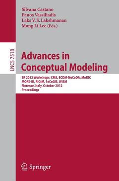 Couverture de l’ouvrage Advances in Conceptual Modeling