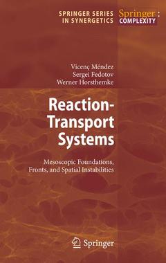 Couverture de l’ouvrage Reaction-Transport Systems