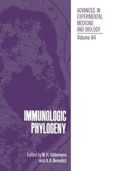 Couverture de l’ouvrage Immunologic Phylogeny