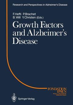 Couverture de l’ouvrage Growth Factors and Alzheimer’s Disease