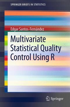 Couverture de l’ouvrage Multivariate Statistical Quality Control Using R