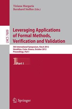 Couverture de l’ouvrage Leveraging Applications of Formal Methods, Verification and Validation