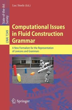 Couverture de l’ouvrage Computational Issues in Fluid Construction Grammar