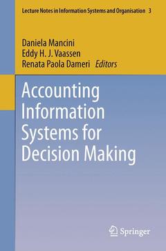 Couverture de l’ouvrage Accounting Information Systems for Decision Making