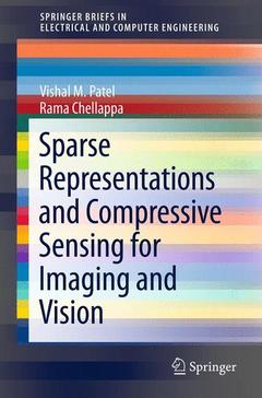 Couverture de l’ouvrage Sparse Representations and Compressive Sensing for Imaging and Vision