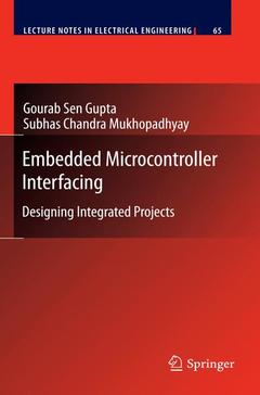 Couverture de l’ouvrage Embedded Microcontroller Interfacing