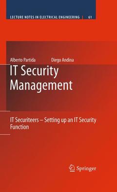 Couverture de l’ouvrage IT Security Management