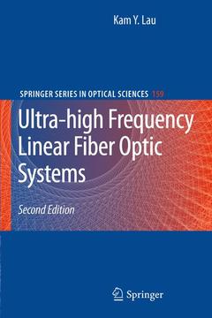 Couverture de l’ouvrage Ultra-high Frequency Linear Fiber Optic Systems