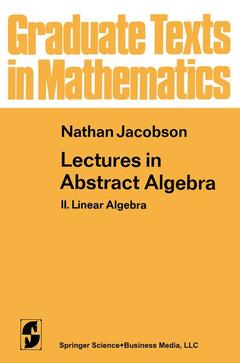 Couverture de l’ouvrage Lectures in Abstract Algebra