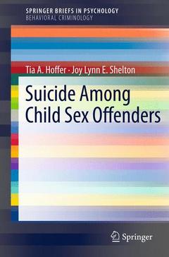 Couverture de l’ouvrage Suicide Among Child Sex Offenders