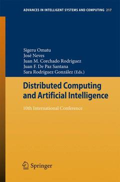Couverture de l’ouvrage Distributed Computing and Artificial Intelligence