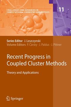 Couverture de l’ouvrage Recent Progress in Coupled Cluster Methods
