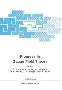 Couverture de l’ouvrage Progress in Gauge Field Theory
