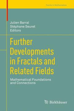 Couverture de l’ouvrage Further Developments in Fractals and Related Fields