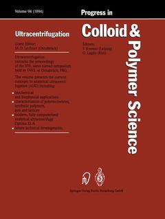 Cover of the book Ultracentrifugation