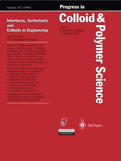 Couverture de l’ouvrage Interfaces, Surfactants and Colloids in Engineering