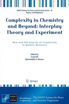 Couverture de l’ouvrage Complexity in Chemistry and Beyond: Interplay Theory and Experiment
