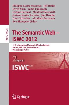 Couverture de l’ouvrage The Semantic Web -- ISWC 2012