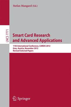 Couverture de l’ouvrage Smart Card Research and Advanced Applications