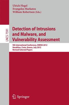Couverture de l’ouvrage Detection of Intrusions and Malware, and Vulnerability Assessment
