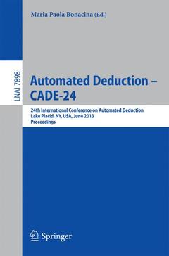 Couverture de l’ouvrage Automated Deduction -- CADE-24
